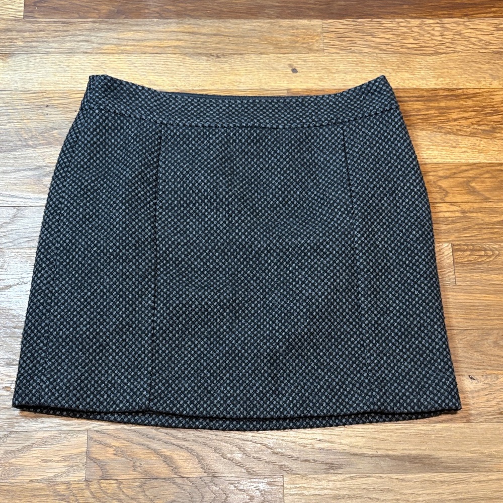 LOFT wool blend mini skirt